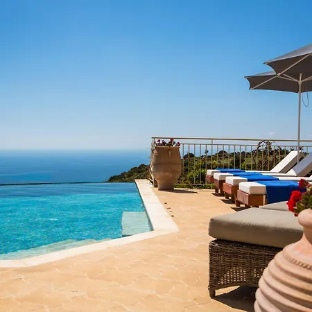 Lemoni Skala - Heated Infinity Pool With Sea Views & Outside Cinema 빌라 *