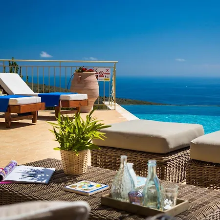 וילה Lemoni Skala - Heated Infinity Pool With Sea Views & Outside Cinema