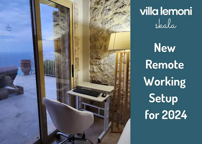 Villa Lemoni Skala - Heated Infinity Pool With Sea Views & Outside Cinema *