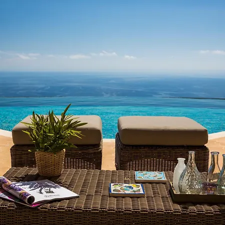 Lemoni Skala - Heated Infinity Pool With Sea Views & Outside Cinema Вилла